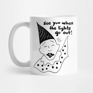 Mr Sandman, “See You When the Lights Go Out” cartoon by Kenneth Joyner Mug